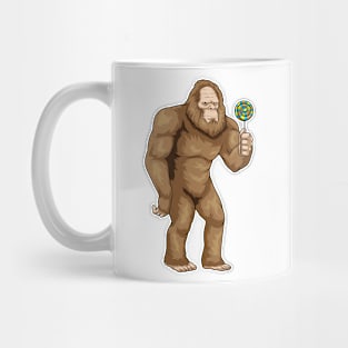 Bigfoot Halloween Lollipop Mug